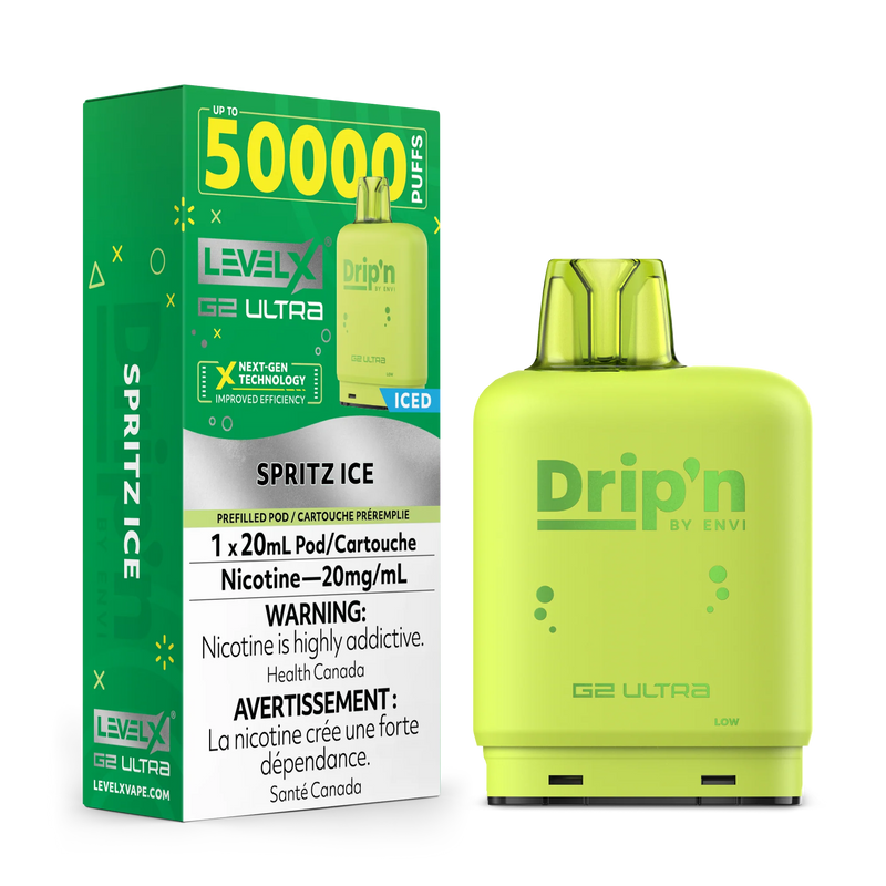 Level X Drip'n G2 Ultra Pod - Spritz Ice 20mg