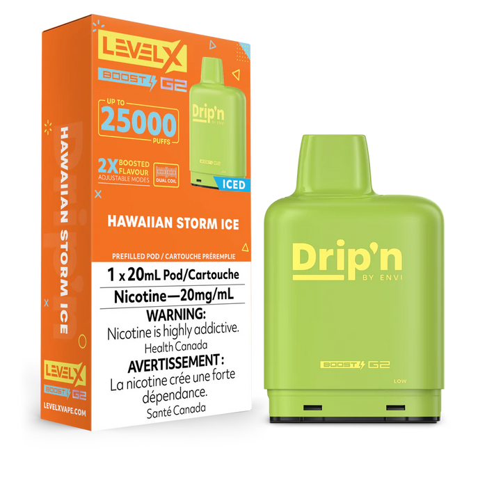 Level X Drip'n Boost G2 - Hawaiian Storm Ice 20mg