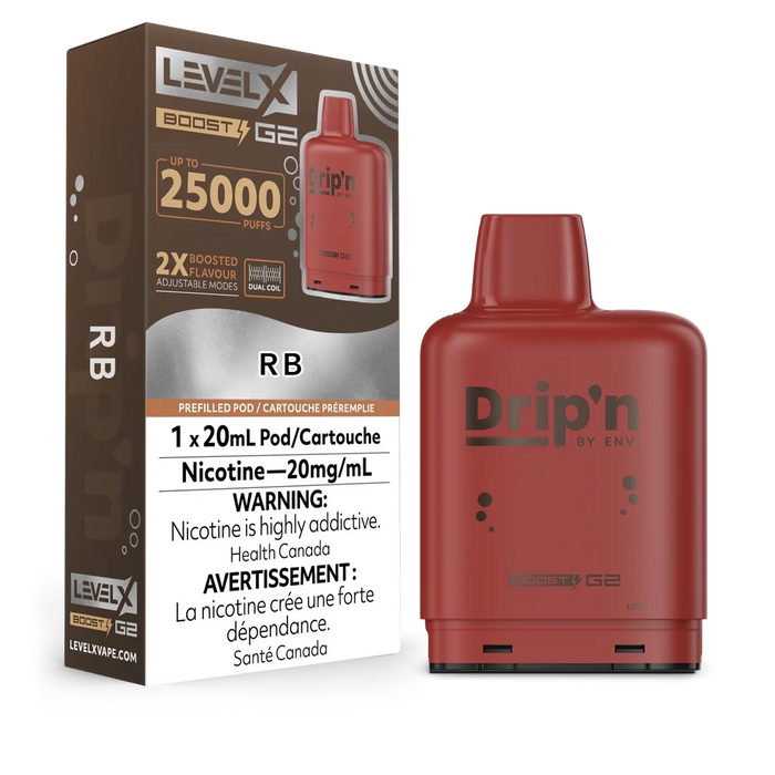 Level X Drip'n Boost G2 - RB 20mg