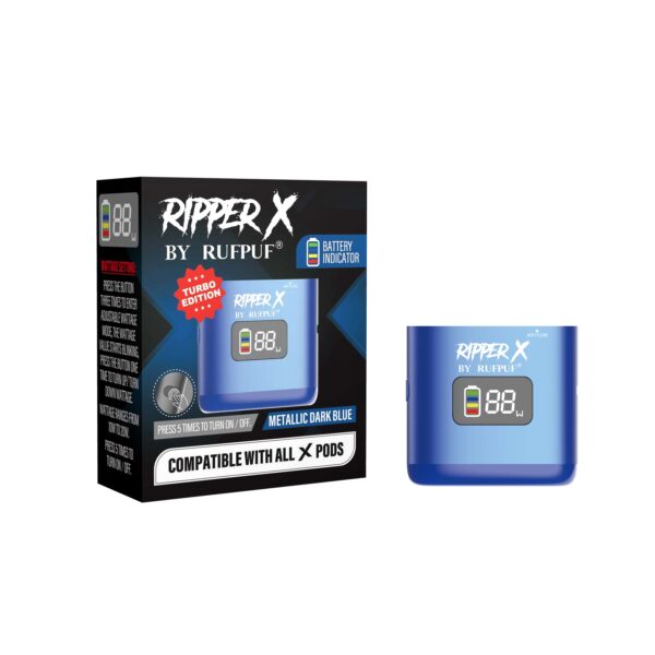 Blue X Riper Ripper X Ultra Battery Metallic Dark Blue — Fat Panda Ontario