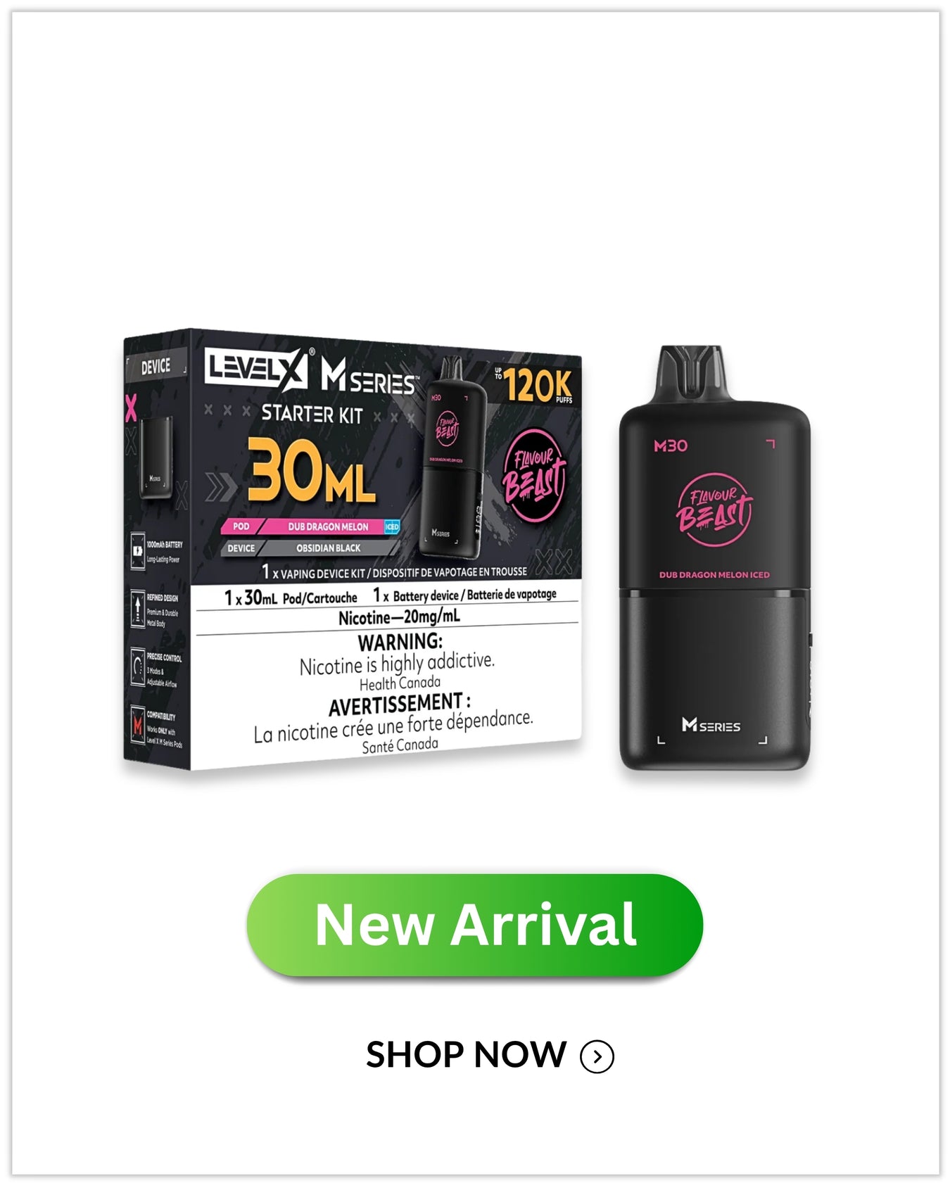 Level X M Series Flavour Beast Kits 30mL
