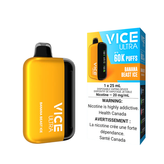 Vice Ultra Disposable - Banana Beast Ice 20mg