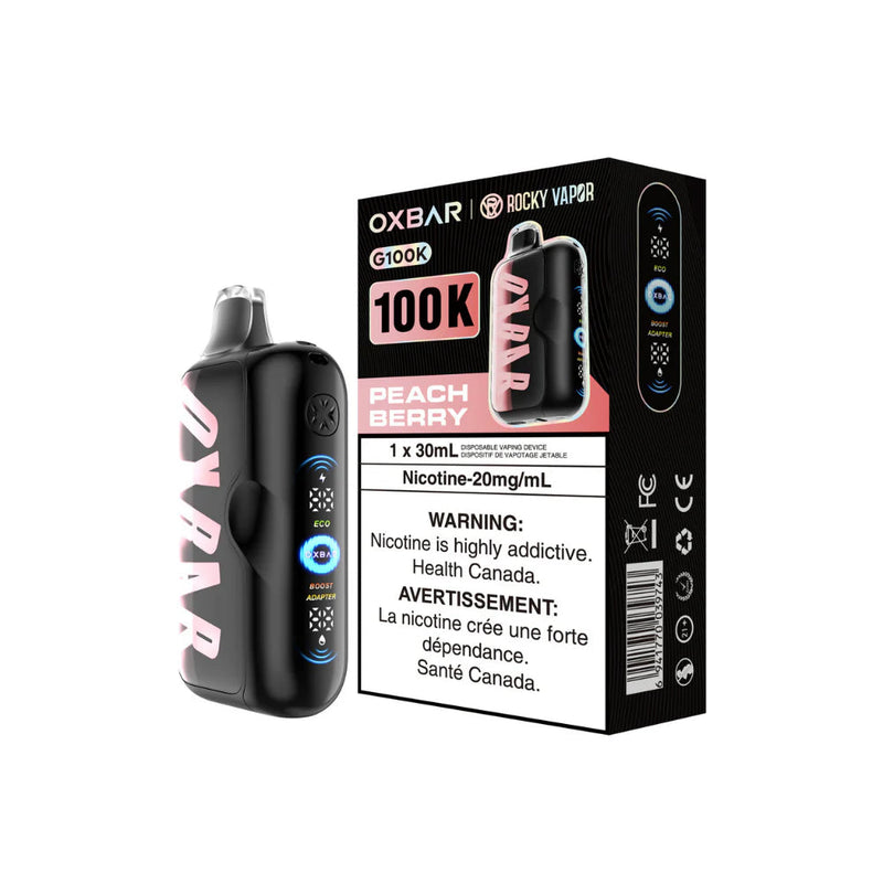 Oxbar G100K Disposable - Peach Berry 20mg
