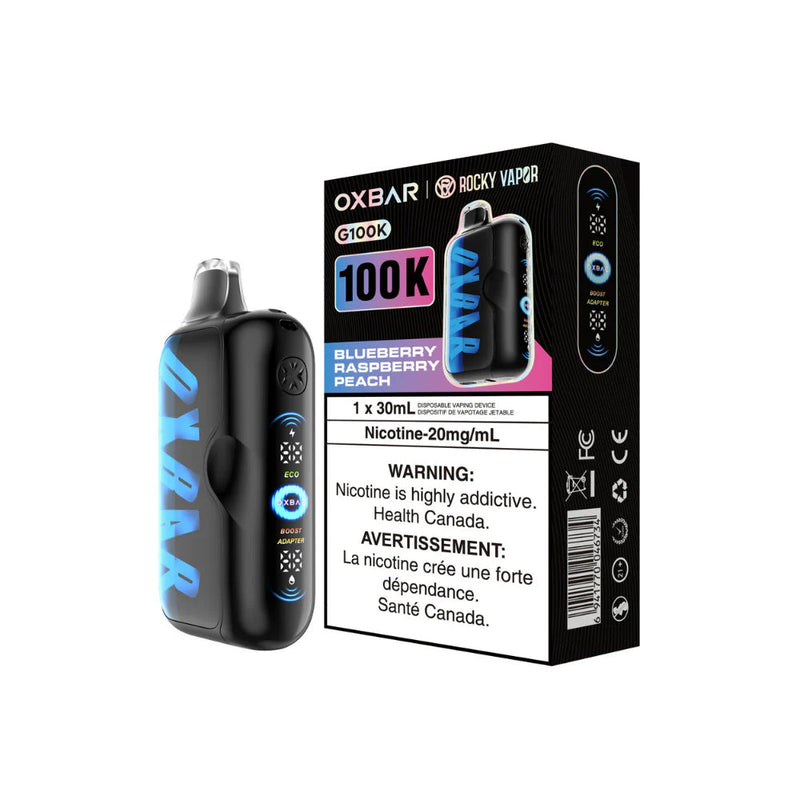 Oxbar G100K Disposable - Blueberry Raspberry Peach 20mg