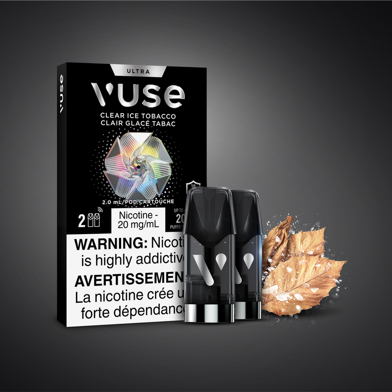 Clear Tobacco Ice E-Liquid - Vuse Ultra Pods