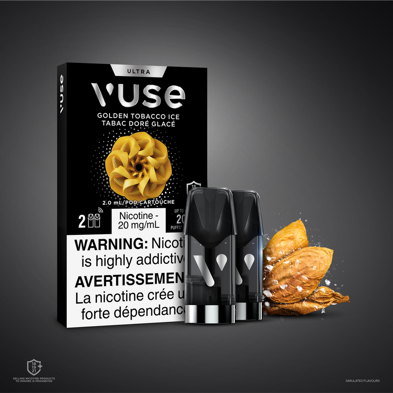 Golden Tobacco Ice E-Liquid - Vuse Ultra Pods
