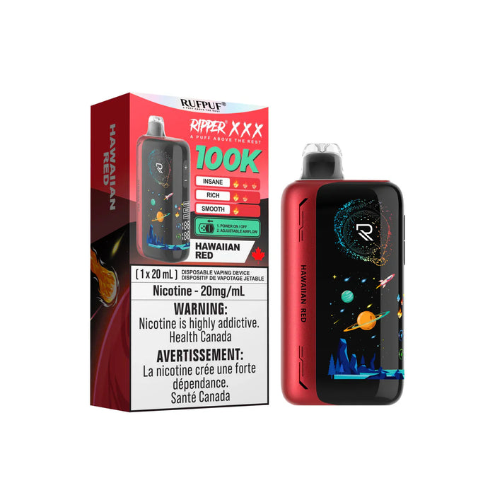 RIPPER XXX 100K Disposable - Hawaiian Red 20mg