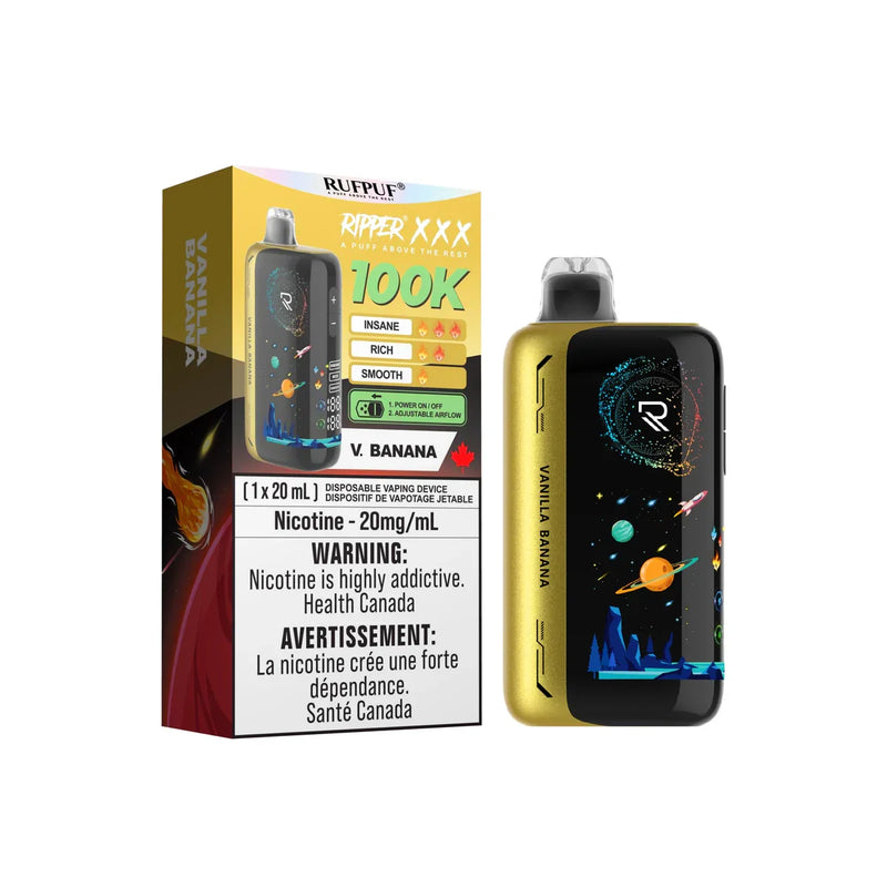 RIPPER XXX 100K Disposable - V. Banana 20mg