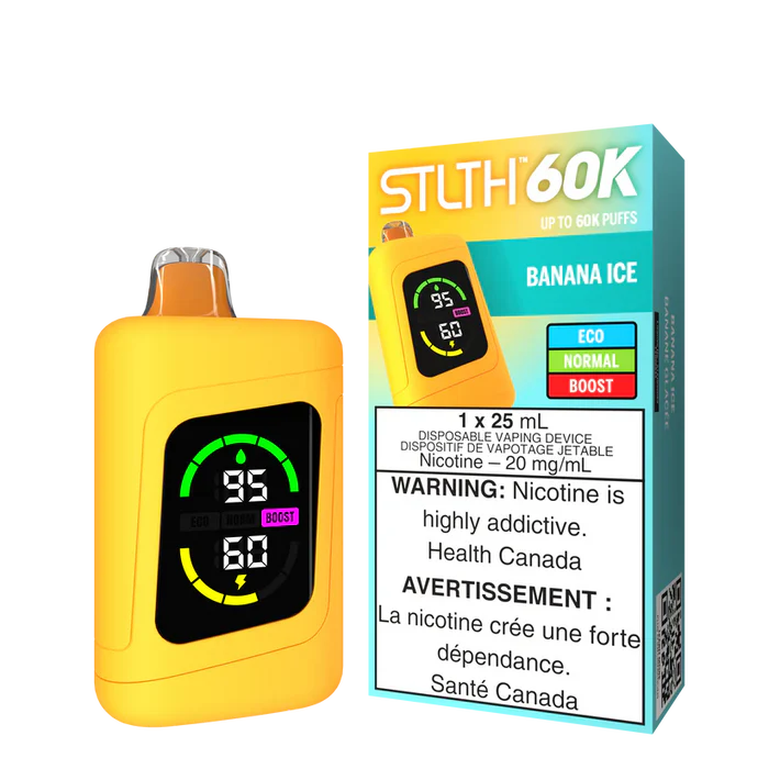 STLTH 60K Disposable - Banana Ice 20mg