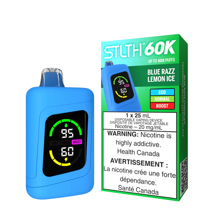 STLTH 60K Disposable - Blue Razz Lemon Ice 20mg