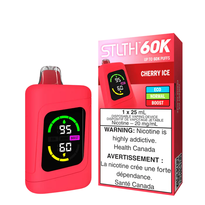 STLTH 60K Disposable - Cherry Ice 20mg