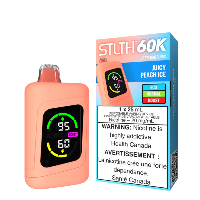 STLTH 60K Disposable - Juicy Peach Ice 20mg