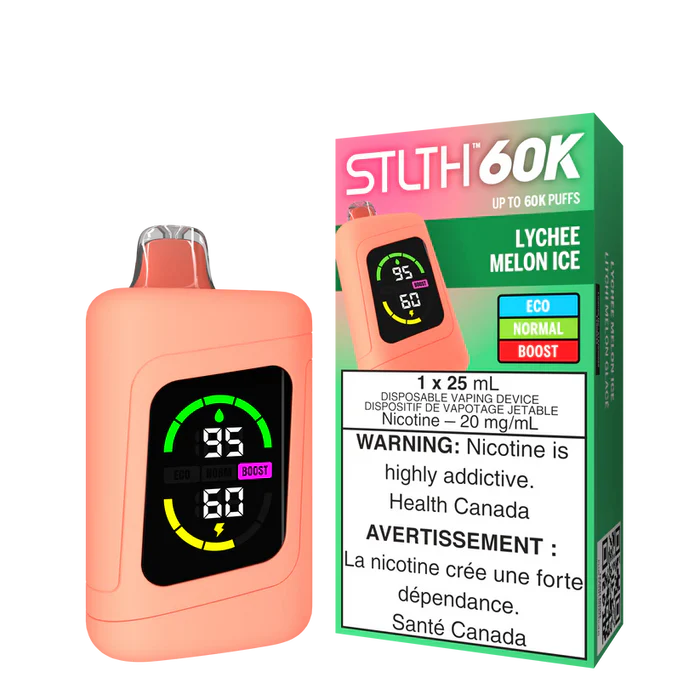 STLTH 60K Disposable - Lychee Melon Ice 20mg