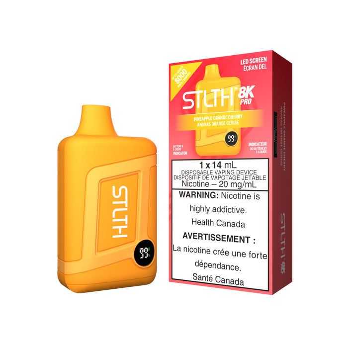 STLTH 8K PRO Disposable - Pineapple Orange Cherry 20mg