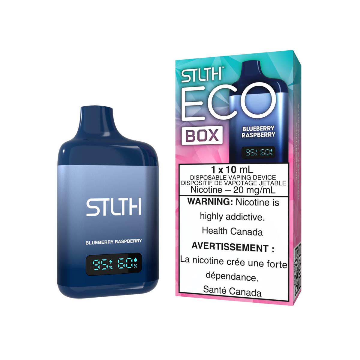 STLTH ECO BOX Disposable - Blueberry Raspberry 20mg — Fat Panda Ontario