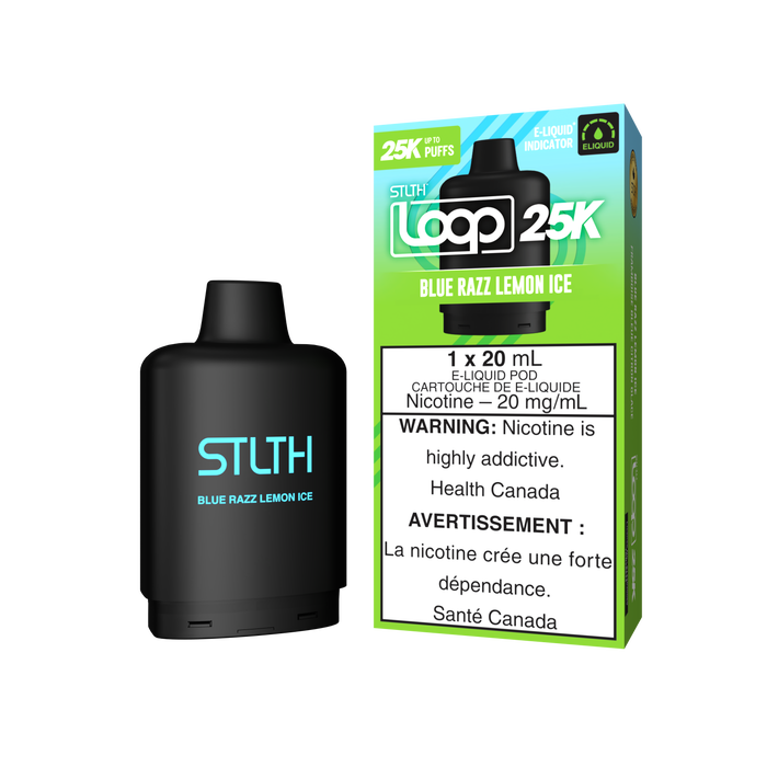 STLTH Loop 25K Pod - Blue Razz Lemon Ice 20mg