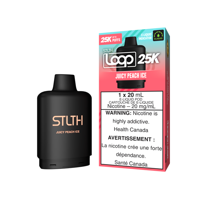 STLTH Loop 25K Pod - Juicy Peach Ice 20mg