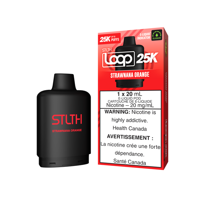 STLTH Loop 25K Pod - Strawnana Orange 20mg