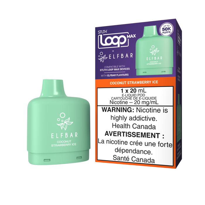 STLTH Loop Max x Elfbar Pod - Coconut Strawberry Ice 20mg