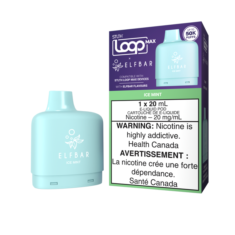 STLTH Loop Max x Elfbar Pod - Ice Mint 20mg