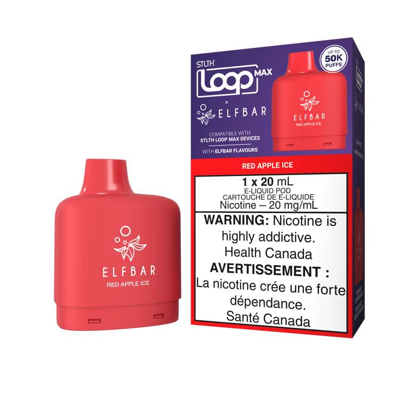 STLTH Loop Max x Elfbar Pod - Red Apple Ice 20mg
