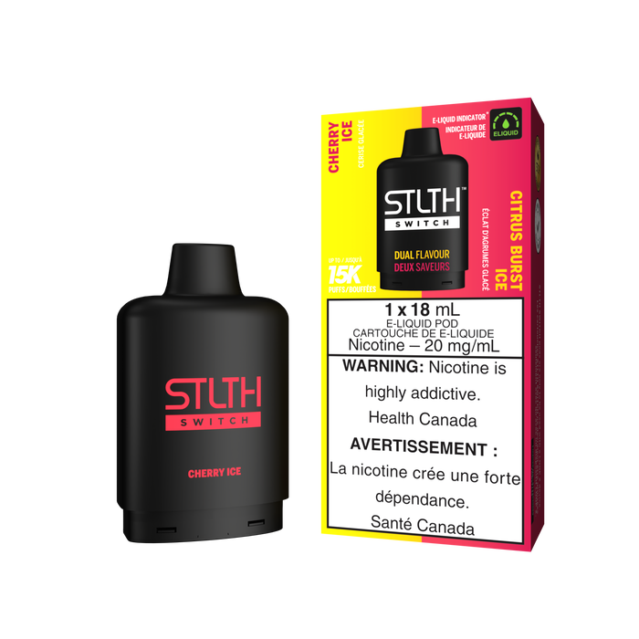 STLTH SWITCH Pod - Cherry Ice & Citrus Burst Ice 20mg