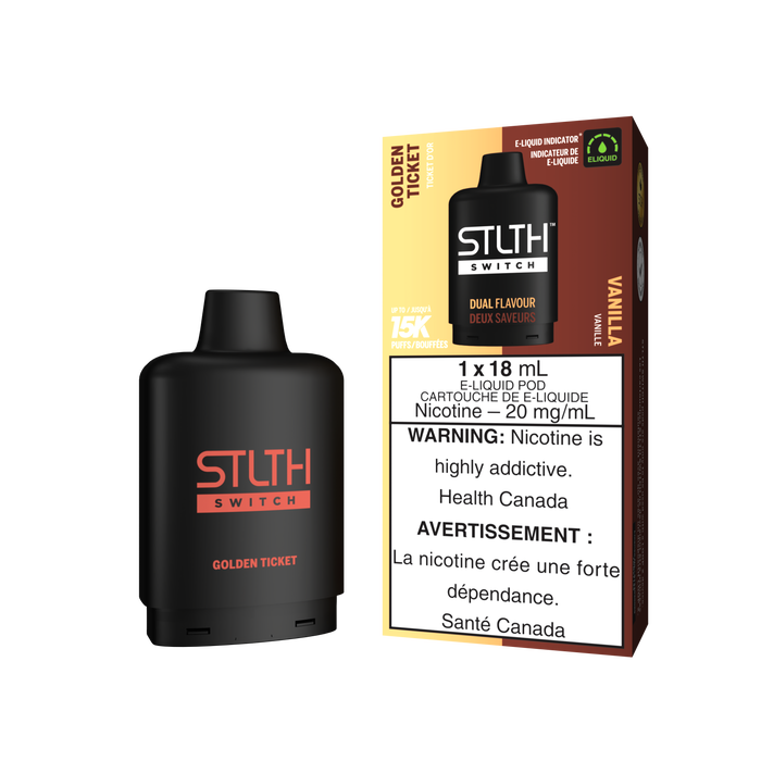 STLTH SWITCH Pod - Golden Ticket & Vanilla 20mg