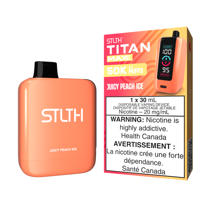 STLTH Titan Max Disposable -  Juicy Peach Ice 20mg