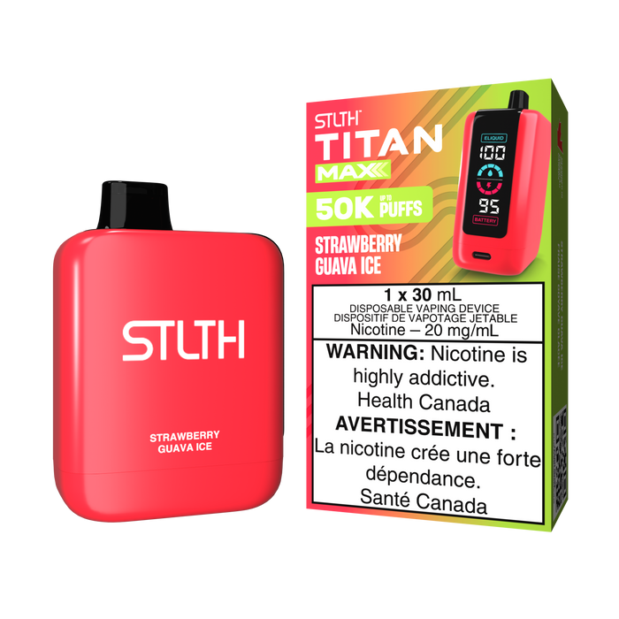 STLTH Titan Max Disposable - Strawberry Guava Ice 20mg