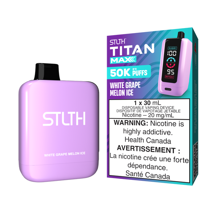 STLTH Titan Max Disposable - White Grape Melon Ice 20mg