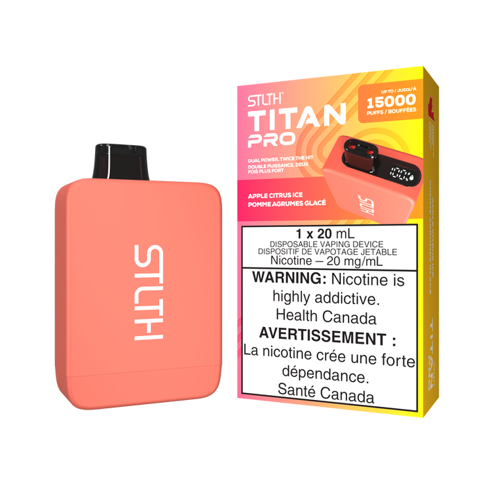 STLTH Titan Pro Disposable - Apple Citrus Ice 20mg