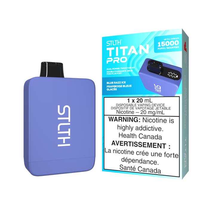 STLTH Titan Pro Disposable -  Blue Razz Ice 20mg