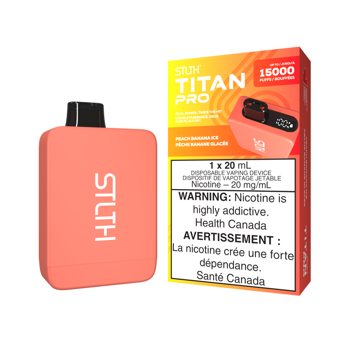 STLTH Titan Pro Disposable -  Peach Banana Ice 20mg