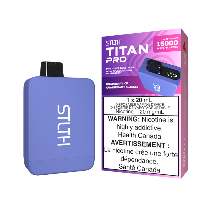 STLTH Titan Pro Disposable -  Quad Berry Ice 20mg