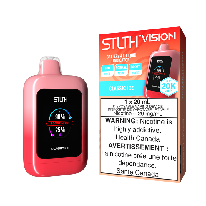 STLTH Vision 20K Disposable - Classic Ice 20mg