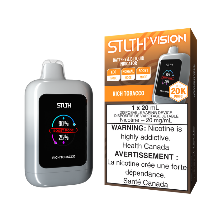 STLTH Vision 20K Disposable - Rich Tobacco 20mg