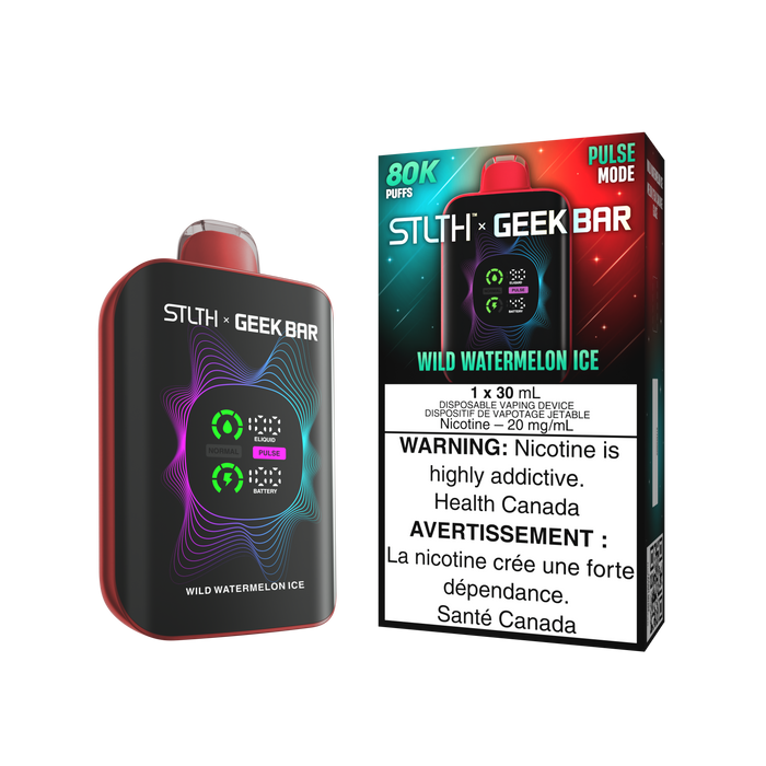 STLTH x Geek Bar 80K Disposable - Wild Watermelon Ice 20mg