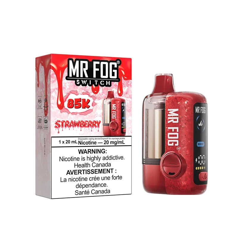 Mr. Fog Switch 85K Disposable - Strawberry 20mg