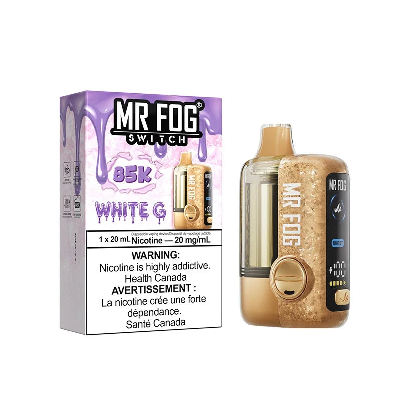 Mr. Fog Switch 85K Disposable -  White G 20mg