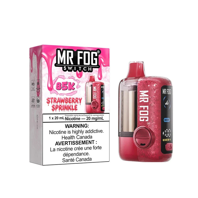 Mr. Fog Switch 85K Disposable - Strawberry Sprinkle 20mg