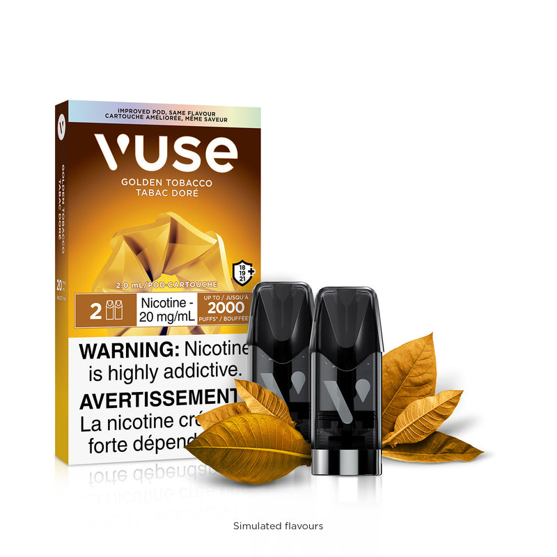 Vuse Pods Golden Tobacco (2pk)