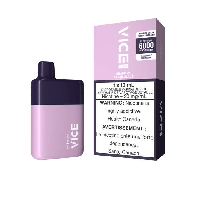 Vice Box Disposable - Grape Ice 20mg