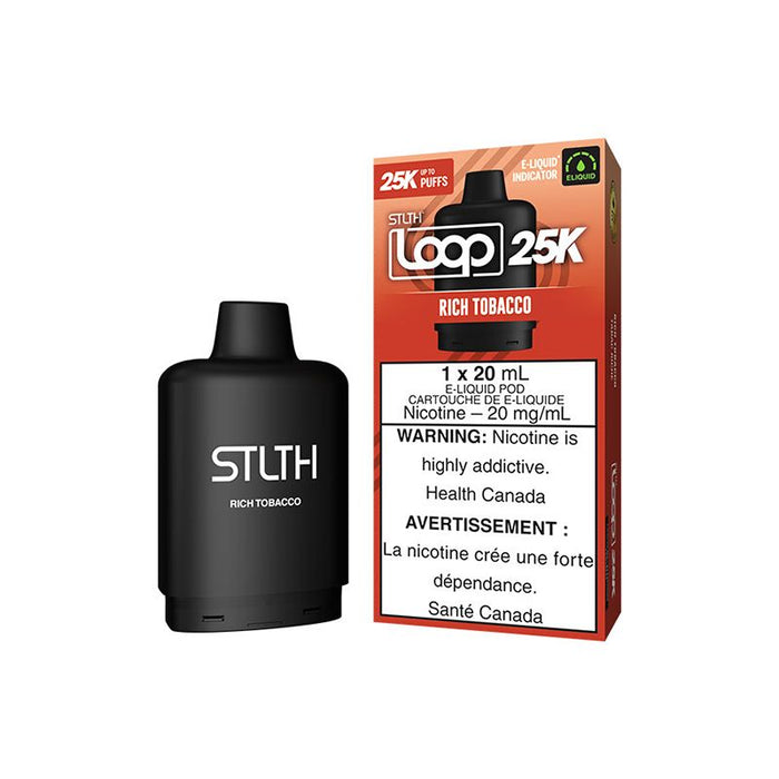 STLTH Loop 25K Pod - Rich Tobacco 20mg