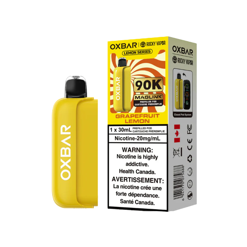 Oxbar Maglink 90K Pod - Grapefruit Lemon 20mg