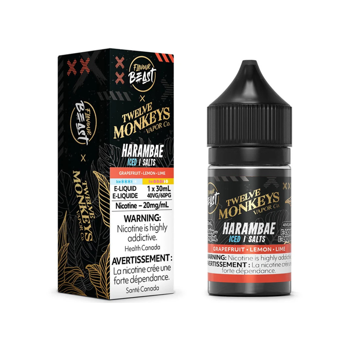 Flavour Beast x Twelve Monkeys Salt - Harambae Iced 30ml
