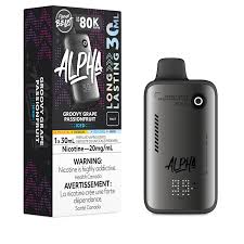 Flavour Beast Alpha 80K Disposable  - Groovy Grape Passionfruit Iced 20mg