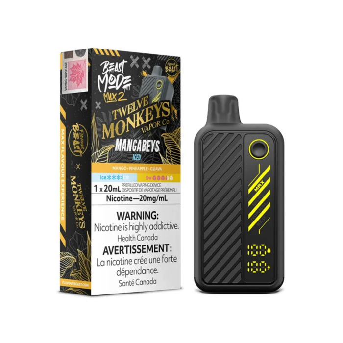 Flavour Beast Beast Mode Max 2 Disposable - Mangabeys Iced 20mg
