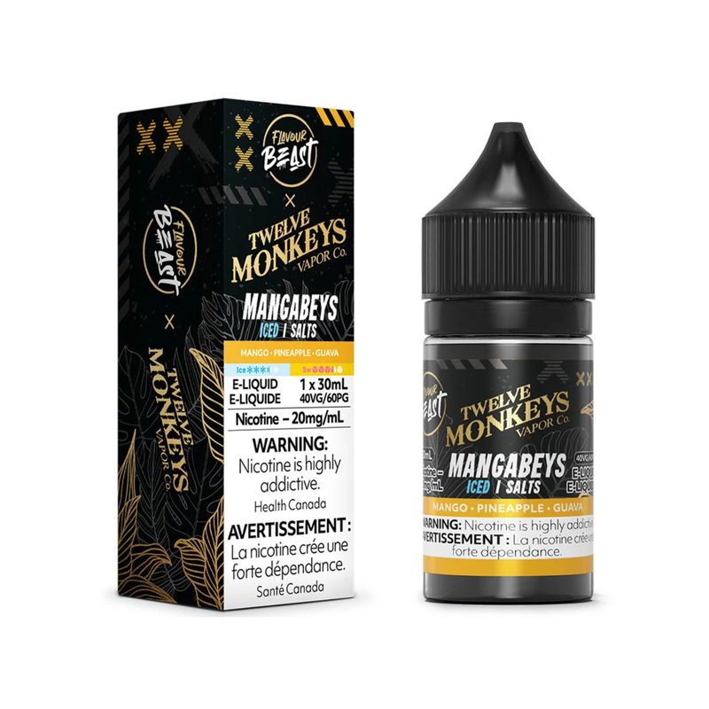 Flavour Beast x Twelve Monkeys Salt - Mangabeys Iced 30ml