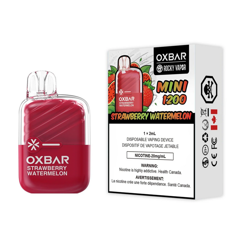 Rocky Vapor OXBAR Mini 1200 Disposable - Strawberry Watermelon 20mg