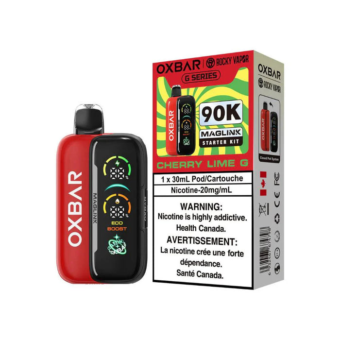 Oxbar Maglink 90K Starter Kit - Cherry Lime G 20mg